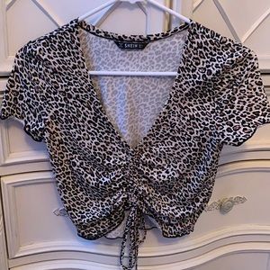 Shein leopard top